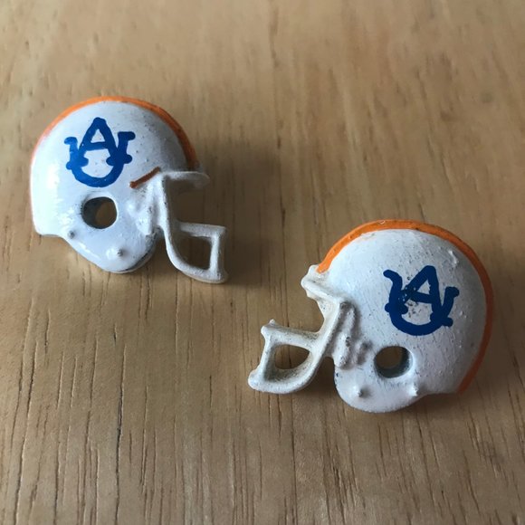 University of Auburn Earrings Handmade Helmet - Picture 3 of 8